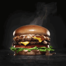 Hamburger Big Burger GIF - Hamburger Big Burger Cheeseburger GIFs