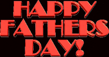 a red sign that says happy father 's day