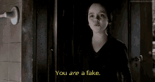 You Are Fake GIF - The Addams Family Wednesday Addams You Are Fake GIFs
