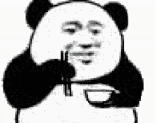 panda food meme face