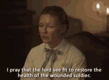 I Pray That The Lord See Fit To Restore The Health Of The Wounded Soldier. GIF - The Beguiled The Beguiled Gi Fs Kirsten Dunst GIFs