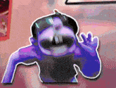 a cartoon drawing of a man with a mustache
