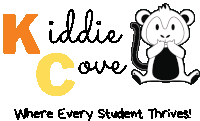 Kiddie Cove Logo Black Letter Sticker - Kiddie Cove Logo Black Letter Stickers