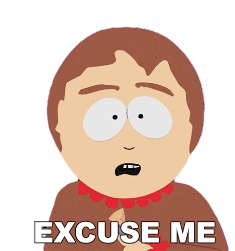 Excuse Me Sharon Marsh Sticker - Excuse Me Sharon Marsh South Park Stickers
