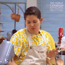Phew Kristi GIF - Phew Kristi The Great Canadian Baking Show GIFs