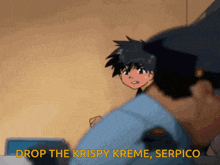 Drop The Krispy Kreme Serpico Ghost Stories GIF - Drop The Krispy Kreme Serpico Ghost Stories Anime GIFs