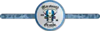 a logo for marabunta grande with a skull and crossbones