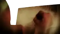 a blurry picture of a person 's face with a white border