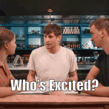 Ross Excited GIF - Ross Excited Whos GIFs