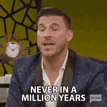 Never In A Million Years Jax Taylor GIF - Never In A Million Years Jax Taylor Vanderpump Rules GIFs