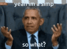 Simp So What GIF - Simp So What Obama GIFs