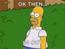 Homer Leave GIF
