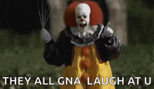 Weallfloatdownhere It GIF - Weallfloatdownhere It Pennywise GIFs