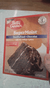 Betty Crocker Devils Food Cake Mix GIF - Betty Crocker Devils Food Cake Mix Cake Mix GIFs