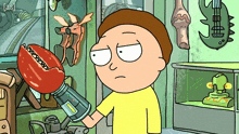 Playing With A Claw Morty GIF - Playing With A Claw Morty Rick And Morty GIFs