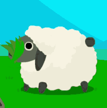 Sheep Eating GIF - Sheep Eating Grass GIFs