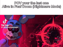 a cartoon of bonnie from five nights at freddy 's