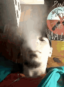 Nico Grandone Smoke GIF - Nico Grandone Smoke Exhale GIFs