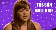 Kelly Clarkson The Sun Will Rise GIF
