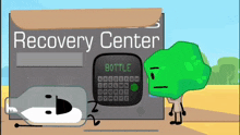 a cartoon illustration of a recovery center