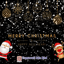 Merry Christmas Snow GIF - Merry Christmas Snow Santa GIFs