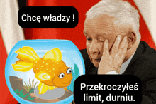 Kaczyński Złota Rybka GIF - Kaczyński Złota Rybka Polskie GIFs