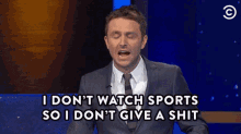 I Don'T Watch Sports GIF - Chris Hardwick Sports Idc GIFs