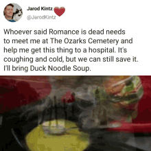Romance Is Dead The Ozarks GIF - Romance Is Dead The Ozarks Duck Noodle Soup GIFs