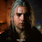 The Witcher Geralt Of Rivia GIF - The Witcher Geralt Of Rivia Yeah Hang On GIFs