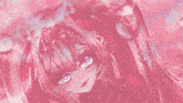 a drawing of a woman 's torso and breasts on a pink background