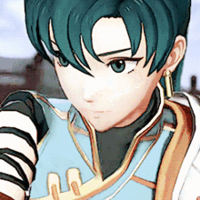 lyn fire emblem video game sigh animated