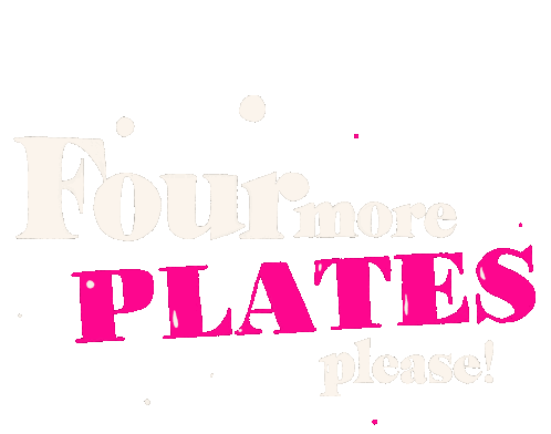 Four More Plates Please चारऔरप्लेटस Sticker - Four More Plates Please चारऔरप्लेटस चारऔरथाली Stickers
