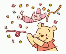 Pooh Hooray GIF - Pooh Hooray Celebrate GIFs