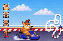 Crash Kart64 Game GIF