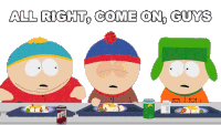 All Right Come On Guys Stan Marsh Sticker - All Right Come On Guys Stan Marsh Kyle Broflovski Stickers