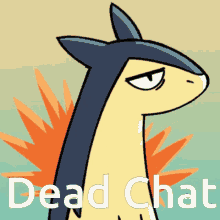Typhlosion Dead Chat GIF - Typhlosion Dead Chat Pokemon GIFs