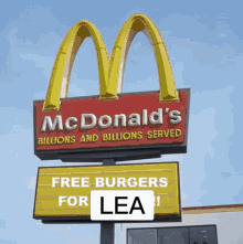 flop free burgers for lea dontusayso latto mcdonalds
