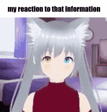 My Reaction To That Information Meme GIF - My Reaction To That Information Meme Kiara GIFs