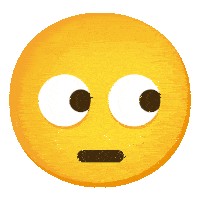 a yellow smiley face with its eyes closed and a brown mouth