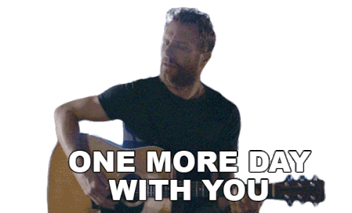 One More Day With You Dierks Bentley Sticker - One More Day With You Dierks Bentley Hold The Light Song Stickers