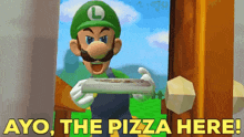 Smg4 Luigi GIF - Smg4 Luigi Pizza GIFs