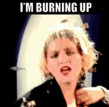 Burning Up Madonna GIF