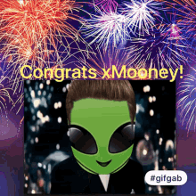 Congrats Xmooney GIF - Congrats Xmooney Alien GIFs