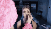 Makeup Transformation Drag Makeup GIF - Makeup Transformation Drag Makeup Blush GIFs