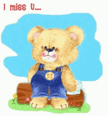 i miss you beary much i miss you very much crying sad