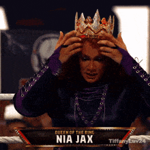 Nia Jax Queen Of The Ring GIF - Nia Jax Queen Of The Ring Qotr GIFs