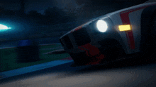 a car with the number 1 on it