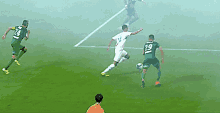 a soccer player with the number 29 on the back of his shirt