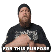 For This Purpose Ryan Fluff Bruce Sticker - For This Purpose Ryan Fluff Bruce Riffs Beards And Gear Stickers