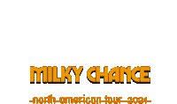 Milky Chance North American Tour2021 Eagle Sticker - Milky Chance North American Tour2021 Milky Chance Eagle Stickers